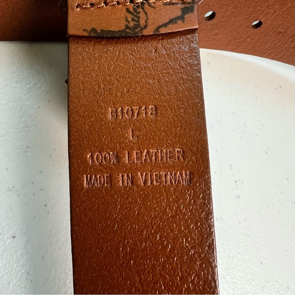Patricia Nash NEW Riot Rust Brown Leather Belt main image 6